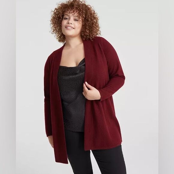 Charter Club Luxury Women's Cashmere Duster Cardigan Size XL - Picture 1 of 5